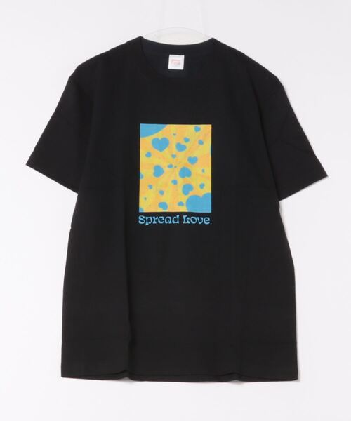 ARCHIVER(アーカイバ)の「【8】【it】【Spread Love】オリジナルプリント S/S T(Tシャツ/カットソー・レディース・ホワイト/ブラック・LARGE/MEDIUM/SMALL)」の1枚目の写真