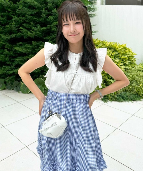 frunco(フランコ)の「【ZOZO限定】フロントリボンAラインブラウス(シャツ/ブラウス・レディース・ホワイト/ピンク/グリーン/アイボリー・FREE)」の9枚目の写真