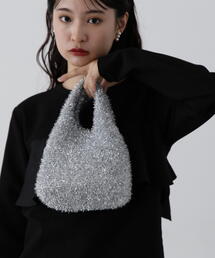N.（N. Natural Beauty Basic） | ◆ラメニットショルダーバッグ(トートバッグ)