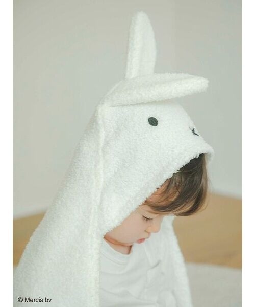 Miffy（ ミッフィー）の「【ラッピング済み】【Dick Bruna】【BABY】ベビモコブランケット＆スタイセット（ベビーギフト・キッズ・ブラウン/オフホワイト・FREE）」の5枚目の写真