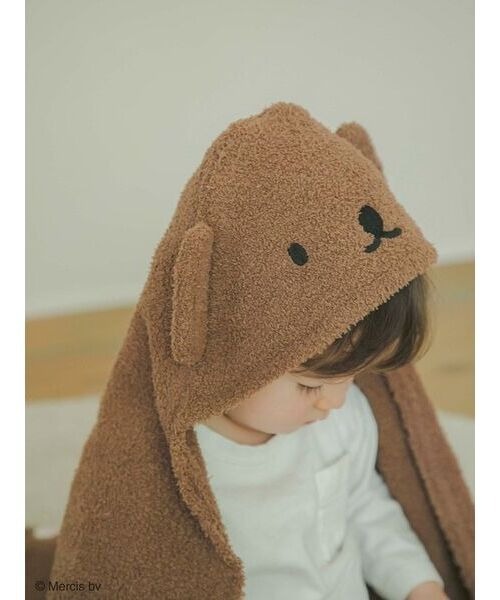 Miffy（ ミッフィー）の「【ラッピング済み】【Dick Bruna】【BABY】ベビモコブランケット＆スタイセット（ベビーギフト・キッズ・ブラウン/オフホワイト・FREE）」の6枚目の写真