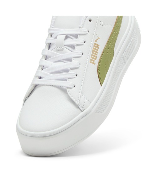 PUMA(プーマ)の「PUMA プーマ ウィメンズ スマッシュ プラットフォーム V3 スニーカー(スニーカー・レディース・ホワイト/ホワイト系その他・25.5cm/25.0cm/24.5cm/22.5cm/22.0cm/24.0cm/23.5cm/23.0cm)」の11枚目の写真