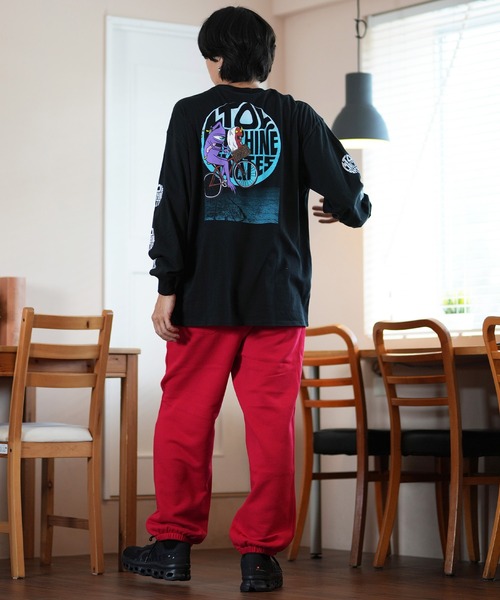 TOY　MACHINE（トイ　マシーン）の「【ムラサキスポーツ限定】TOY MACHINE/トイマシーン ロンT/長袖Tシャツ ビックシルエット バックプリント MTMFELT3（Tシャツ/カットソー・メンズ・サンドベージュ/ホワイト/ブラック・M/L/XL）」の17枚目の写真