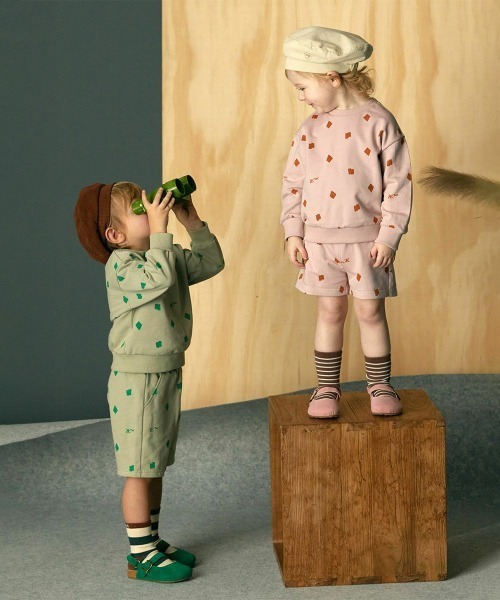 moimoln(モイモルン)の「【セットアップ】ベラトップス&4分丈 パンツ(セットアップ・キッズ・ピンク・100cm/110cm/120cm/130cm)」の8枚目の写真