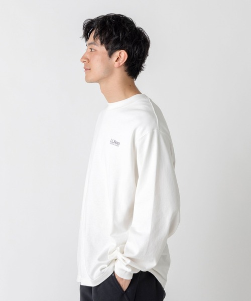 L.L.Bean(エルエルビーン)の「【JAPAN EDITION】ユニオン・カタログ・カバー・ロングスリーブ・ティ(Tシャツ/カットソー・メンズ・ホワイト/ライトグレー/グリーン系・MEDIUM/LARGE)」の13枚目の写真