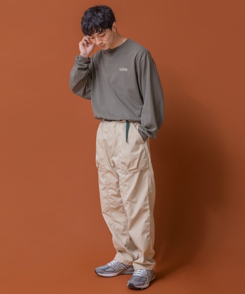 L.L.Bean(エルエルビーン)の「【JAPAN EDITION】ユニオン・カタログ・カバー・ロングスリーブ・ティ(Tシャツ/カットソー・メンズ・ホワイト/ライトグレー/グリーン系・MEDIUM/LARGE)」の10枚目の写真