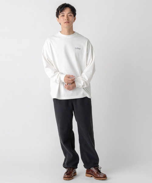 L.L.Bean(エルエルビーン)の「【JAPAN EDITION】ユニオン・カタログ・カバー・ロングスリーブ・ティ(Tシャツ/カットソー・メンズ・ホワイト/ライトグレー/グリーン系・MEDIUM/LARGE)」の14枚目の写真