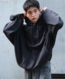 WEGO | WEGO/【24年秋冬新作】アシッドウォッシュバルーンパーカー(パーカー)