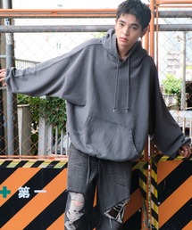 WEGO | WEGO/【24年秋冬新作】アシッドウォッシュバルーンパーカー(パーカー)