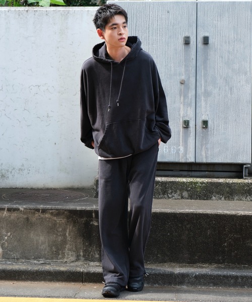 WEGO（ウィゴー）の「WEGO/アシッドウォッシュバルーンパーカー（パーカー・メンズ・ブルー系その他/ベージュ系その他/ブラック系その他/グレー系その他・LARGE/MEDIUM）」の13枚目の写真