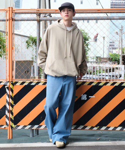 WEGO（ウィゴー）の「WEGO/アシッドウォッシュバルーンパーカー（パーカー・メンズ・ブルー系その他/ベージュ系その他/ブラック系その他/グレー系その他・LARGE/MEDIUM）」の21枚目の写真