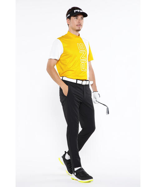 【セール】【PING APPAREL】ジャージ半袖ハイネックカットソー ＜EARLY AUTUMN＞ (MENS)（Tシャツ/カットソー）｜PING（ピン）