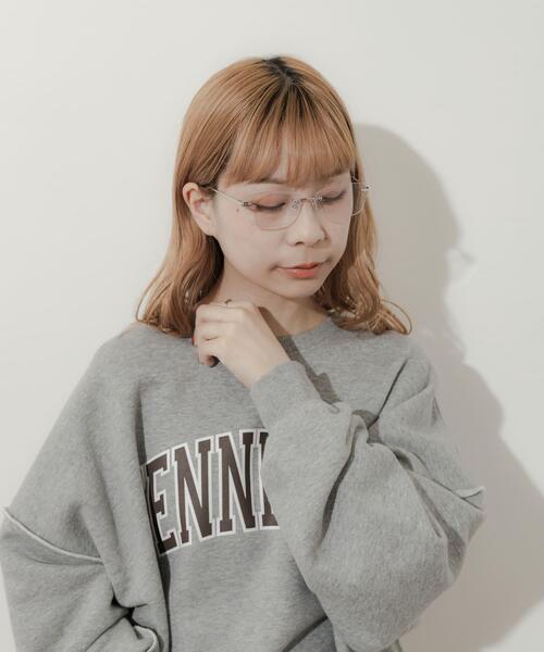 SMELLY(スメリー)の「リムレスダテメガネ(メガネ・レディース・シルバー/ゴールド・-)」の12枚目の写真