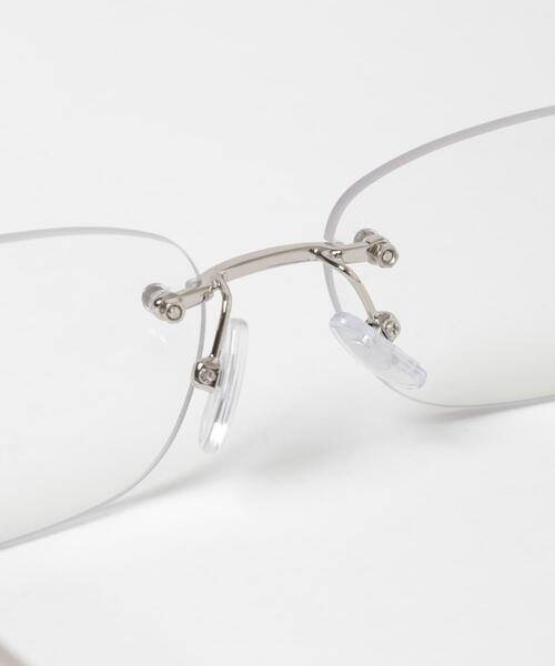 SMELLY(スメリー)の「リムレスダテメガネ(メガネ・レディース・シルバー/ゴールド・-)」の18枚目の写真