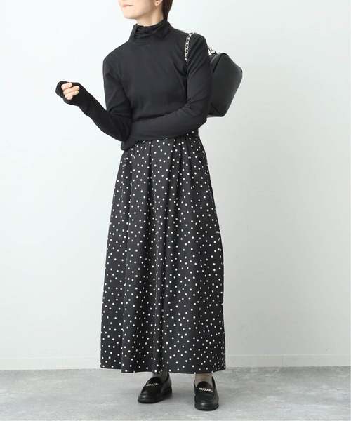 MILLER（ミラー）の「《追加》MILLER/ミラー SLOBE別注 SHEER RIB タートルネック（Tシャツ/カットソー・レディース・ブラック/ホワイト/グレー/レッド・FREE）」の5枚目の写真