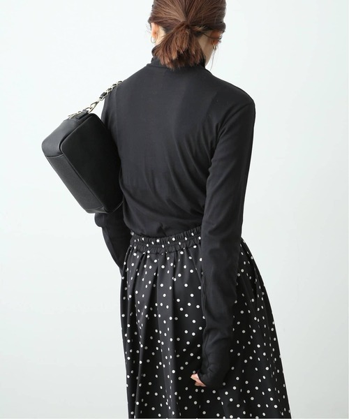 MILLER（ミラー）の「《追加》MILLER/ミラー SLOBE別注 SHEER RIB タートルネック（Tシャツ/カットソー・レディース・ブラック/ホワイト/グレー/レッド・FREE）」の10枚目の写真