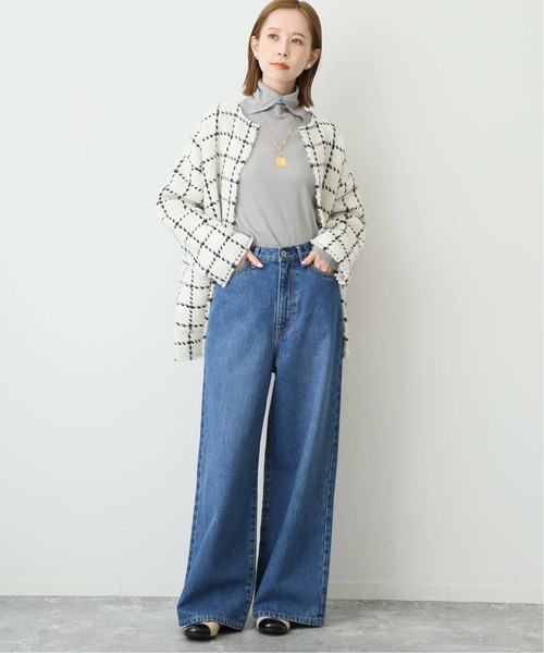 MILLER（ミラー）の「《追加》MILLER/ミラー SLOBE別注 SHEER RIB タートルネック（Tシャツ/カットソー・レディース・ブラック/ホワイト/グレー/レッド・FREE）」の12枚目の写真