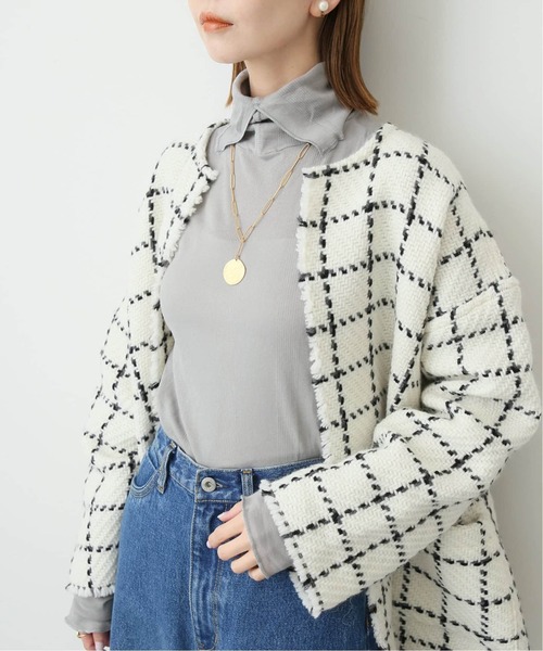 MILLER（ミラー）の「《追加》MILLER/ミラー SLOBE別注 SHEER RIB タートルネック（Tシャツ/カットソー・レディース・ブラック/ホワイト/グレー/レッド・FREE）」の15枚目の写真
