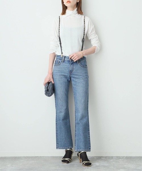 MILLER（ミラー）の「《追加》MILLER/ミラー SLOBE別注 SHEER RIB タートルネック（Tシャツ/カットソー・レディース・ブラック/ホワイト/グレー/レッド・FREE）」の16枚目の写真