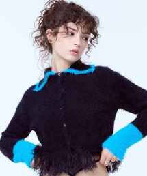 PA CROP KNIT CARDIGAN