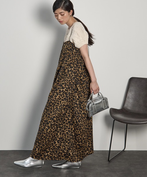 THE YOn（ザヨン）の「コルセットデザインジャガードフレアキャミ