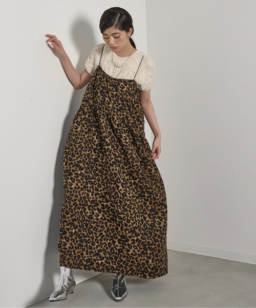 THE YOn（ザヨン）の「コルセットデザインジャガードフレアキャミ