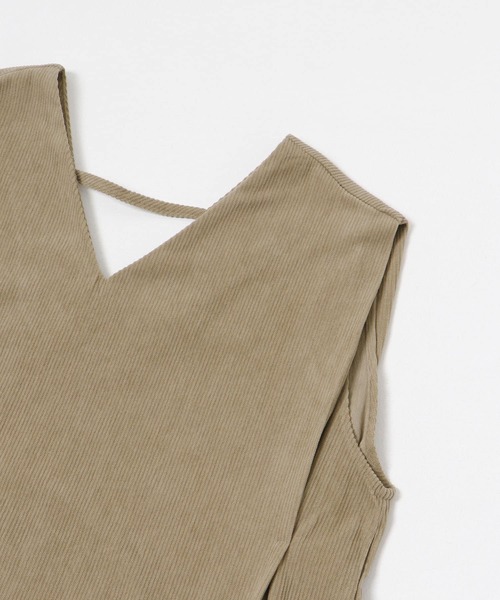 ITEMS URBANRESEARCH（アイテムズ アーバンリサーチ）の「コーデュロイジャンパースカート（ジャンパースカート・レディース・ブラウン/ベージュ/ブラック・FREE）」の22枚目の写真