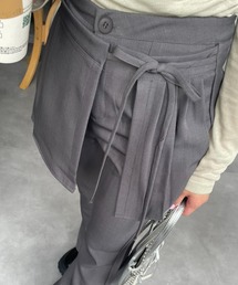 LAC-VERT | 巻きスカート付フレアパンツ(その他パンツ)