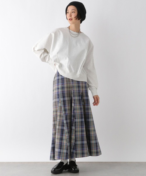 LEPSIM（レプシィム）の「裾タックプルオーバー　138471（Tシャツ/カットソー・レディース・レッド/ライトグレー/チャコールグレー/杢グレー/オレンジ/グリーン・FREE）」の10枚目の写真