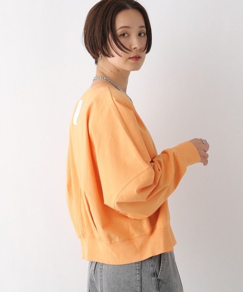 LEPSIM（レプシィム）の「裾タックプルオーバー　138471（Tシャツ/カットソー・レディース・レッド/ライトグレー/チャコールグレー/杢グレー/オレンジ/グリーン・FREE）」の14枚目の写真