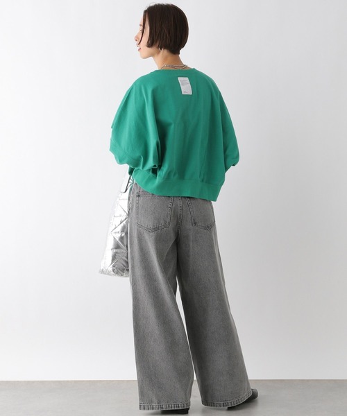 LEPSIM（レプシィム）の「裾タックプルオーバー　138471（Tシャツ/カットソー・レディース・レッド/ライトグレー/チャコールグレー/杢グレー/オレンジ/グリーン・FREE）」の22枚目の写真