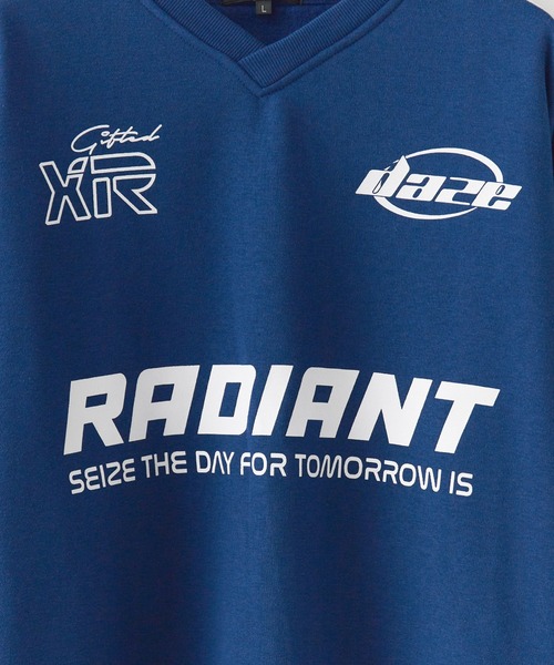 SUGGESTION(サジェッション)の「SUGGESTION/サジェッション サッカー デザイン トレーナー(スウェット・メンズ・グレー系その他/ネイビー系/ブラック×グレー/ネイビー×ホワイト/ブラック×ホワイト/グレー×サックスブルー・L/M)」の13枚目の写真