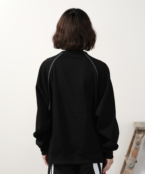 SUGGESTION(サジェッション)の「SUGGESTION/サジェッション サッカー デザイン トレーナー(スウェット・メンズ・グレー系その他/ネイビー系/ブラック×グレー/ネイビー×ホワイト/ブラック×ホワイト/グレー×サックスブルー・L/M)」の18枚目の写真