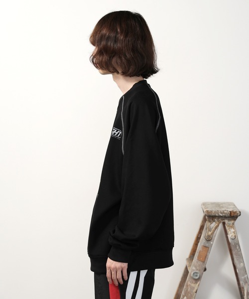 SUGGESTION(サジェッション)の「SUGGESTION/サジェッション サッカー デザイン トレーナー(スウェット・メンズ・グレー系その他/ネイビー系/ブラック×グレー/ネイビー×ホワイト/ブラック×ホワイト/グレー×サックスブルー・L/M)」の17枚目の写真