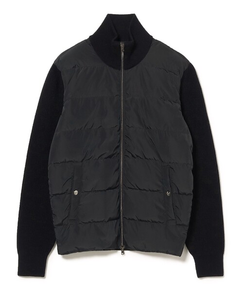 HERNO（ヘルノ）の「HERNO / コンビネーション ニットダウン ブルゾン（ブルゾン・メンズ・ブラック/ネイビー・52/50/48/46）」の7枚目の写真