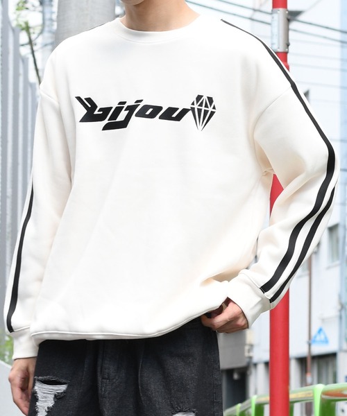 Starting Over(スターティングオーバー)の「uniform design sweat shirt/ユニフォームデザイン 裏起毛 スウェットシャツ(スウェット・メンズ・ブラック/ブルー/ブラック系その他/ブルー系その他/ホワイト/ホワイト系その他・M/L/XL)」の19枚目の写真