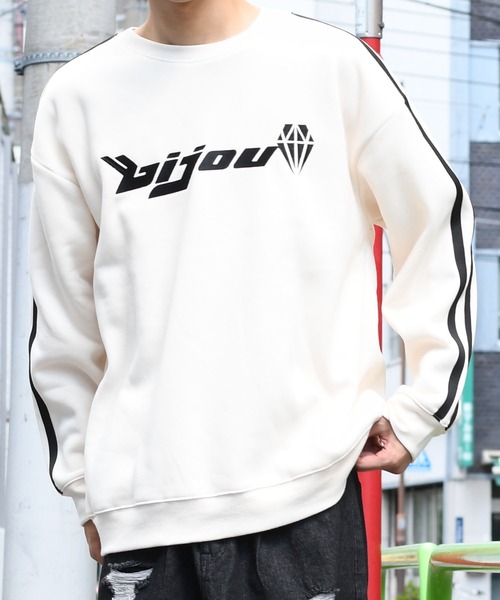 Starting Over(スターティングオーバー)の「uniform design sweat shirt/ユニフォームデザイン 裏起毛 スウェットシャツ(スウェット・メンズ・ブラック/ブルー/ブラック系その他/ブルー系その他/ホワイト/ホワイト系その他・M/L/XL)」の20枚目の写真