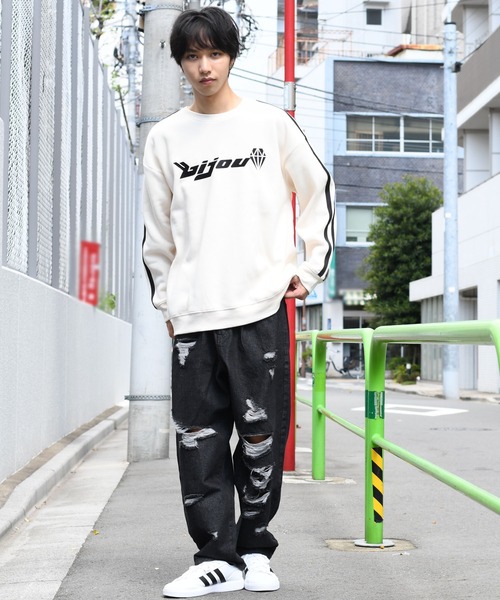 Starting Over(スターティングオーバー)の「uniform design sweat shirt/ユニフォームデザイン 裏起毛 スウェットシャツ(スウェット・メンズ・ブラック/ブルー/ブラック系その他/ブルー系その他/ホワイト/ホワイト系その他・M/L/XL)」の22枚目の写真