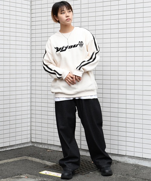 Starting Over(スターティングオーバー)の「uniform design sweat shirt/ユニフォームデザイン 裏起毛 スウェットシャツ(スウェット・メンズ・ブラック/ブルー/ブラック系その他/ブルー系その他/ホワイト/ホワイト系その他・M/L/XL)」の16枚目の写真