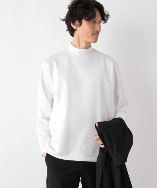 GLOBAL WORK（グローバルワーク）の「リッチクリーンスウェット/モックネック/116310（スウェット・メンズ・ブラック/ホワイト・LARGE/MEDIUM/SMALL/X-LARGE）」の7枚目の写真