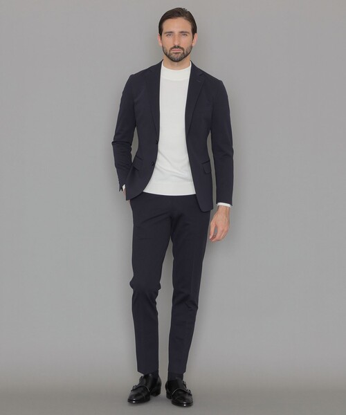 セール】【FLEX JERSEY】36Gハニカムジャージーセットアップジャケット