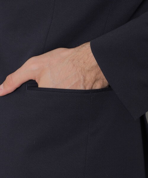 セール】【FLEX JERSEY】36Gハニカムジャージーセットアップジャケット