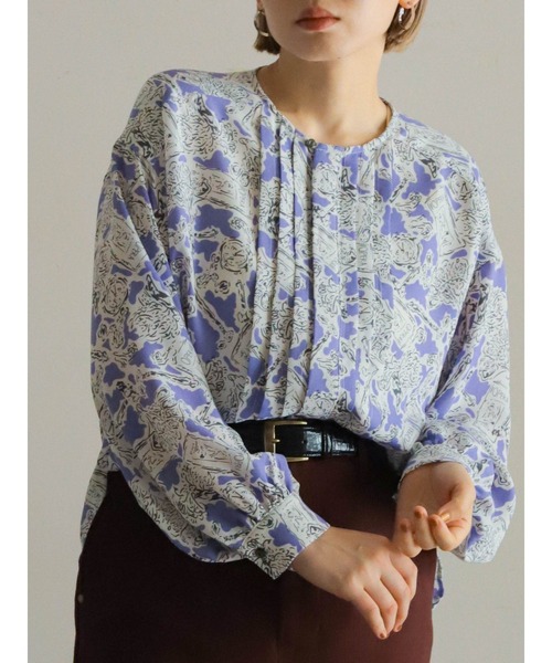 【セール】オペラモチーフPT タックショートブラウス（シャツ/ブラウス）｜FIL DE FER（フィルデフェール）