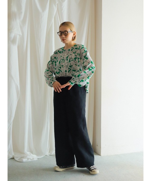 【セール】オペラモチーフPT タックショートブラウス（シャツ/ブラウス）｜FIL DE FER（フィルデフェール）