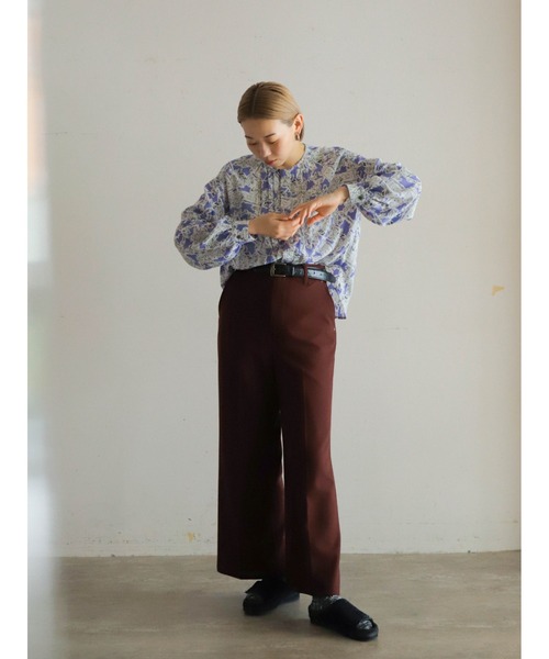 【セール】オペラモチーフPT タックショートブラウス（シャツ/ブラウス）｜FIL DE FER（フィルデフェール）