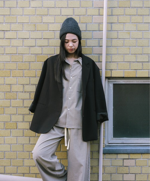 HONE（ホーン）の「pinstripe pajama pants/ピンストライプパジャマ