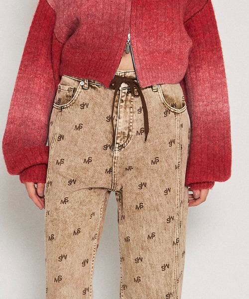 MAISON SPECIAL（メゾンスペシャル）の「Monogram Print Denim