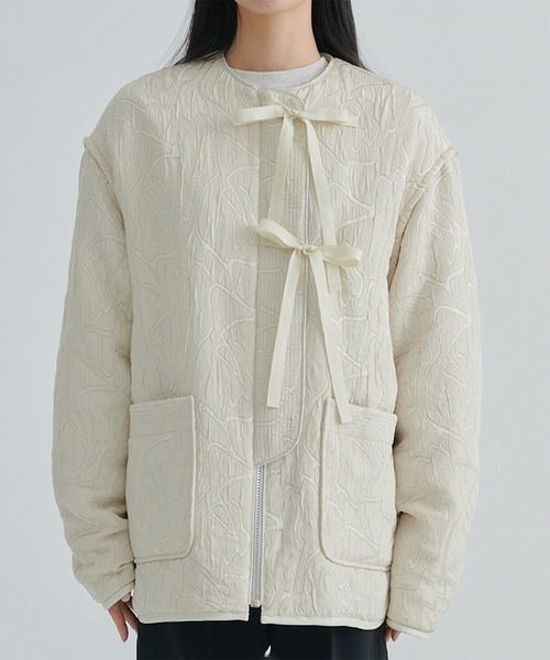 TODAYFUL/トゥデイフル】Jacquard Piping Blouson/ジャガード
