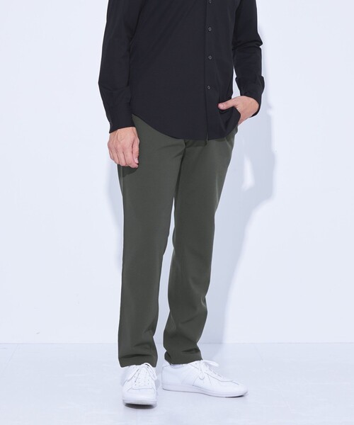 green label relaxing(グリーンレーベルリラクシング)の「【WEB限定】JUST fit デイリー アムンゼン イージー スウェット パンツ(スウェットパンツ・メンズ・ブラック/ネイビー/ダークグレー・S/M/XL/L)」の3枚目の写真