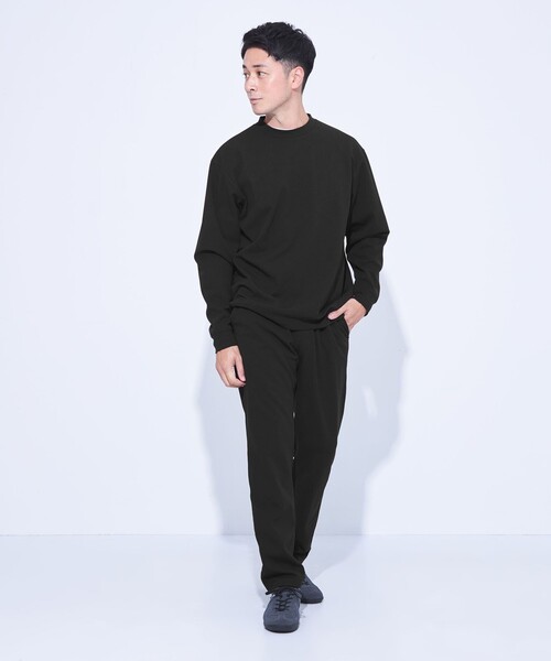 green label relaxing(グリーンレーベルリラクシング)の「【WEB限定】JUST fit デイリー アムンゼン イージー スウェット パンツ(スウェットパンツ・メンズ・ブラック/ネイビー/ダークグレー・S/M/XL/L)」の5枚目の写真